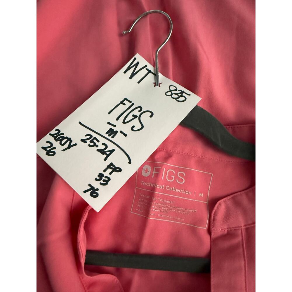 FIGS Shirt Womens Medium Pink Sleeveless - Picture 3 of 4